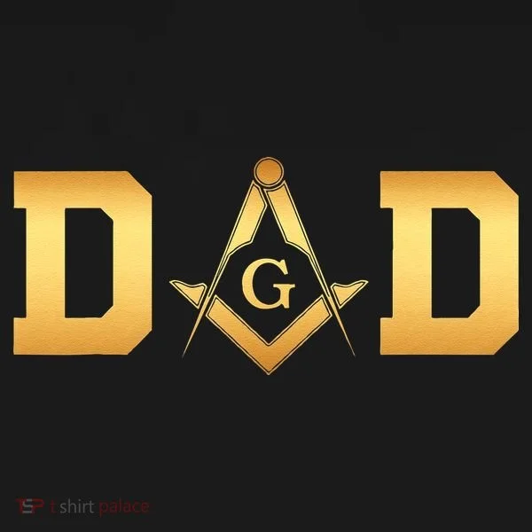 Masonic Dad Fathers Day Gift Freemason Toddler T-Shirt