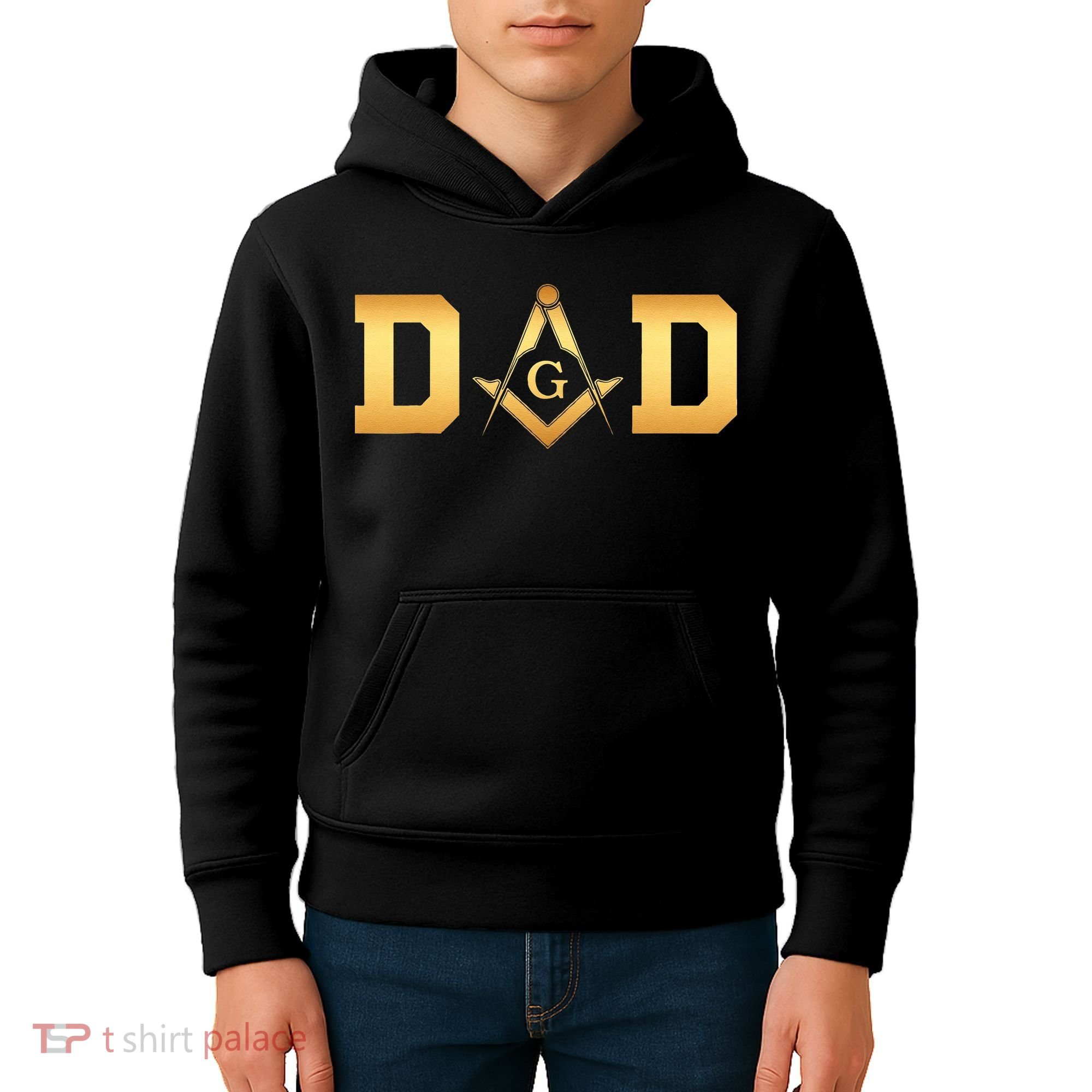 Masonic Dad Fathers Day Gift Freemason Kids Hoodie