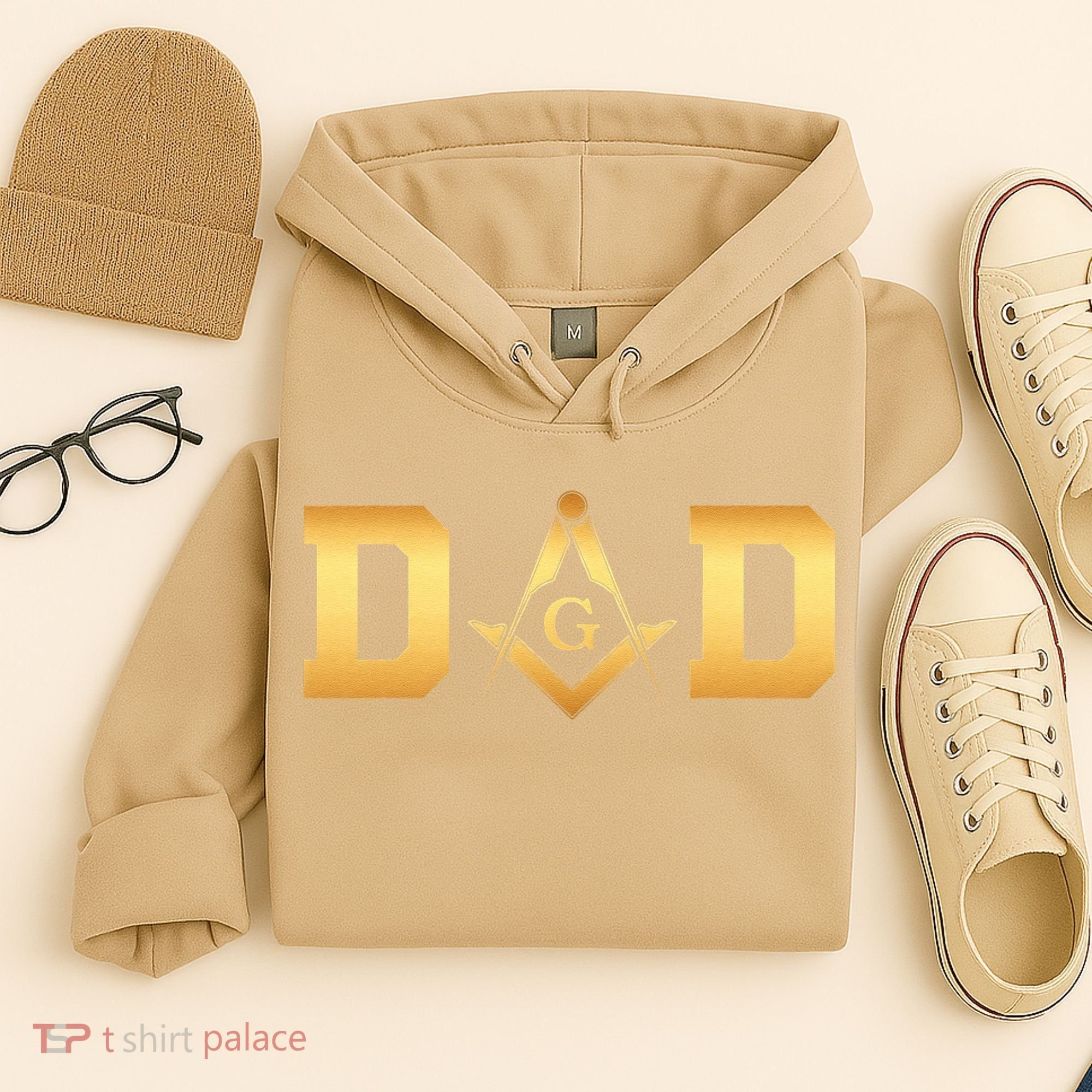 Masonic Dad Fathers Day Gift Freemason Hoodie