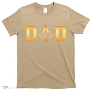 Masonic Dad Fathers Day Gift Freemason T-Shirt