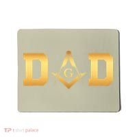 Masonic Dad Fathers Day Gift Freemason Mousepad thumb 0