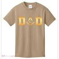 Masonic Dad Fathers Day Gift Freemason Kids T-Shirt thumb 0
