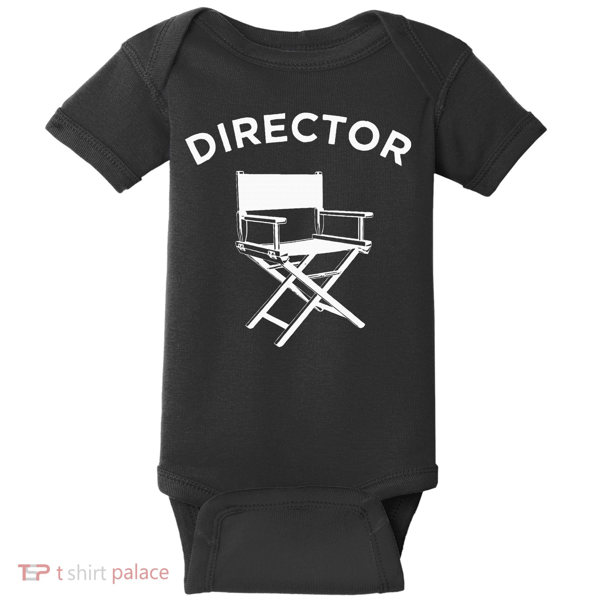 Movie Director  Filmmaker Director Chair Baby Bodysuit