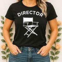 Movie Director  Filmmaker Director Chair Women's T-Shirt thumb 2