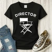 Movie Director  Filmmaker Director Chair Women's T-Shirt thumb 3