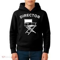 Movie Director  Filmmaker Director Chair Kids Hoodie thumb 4