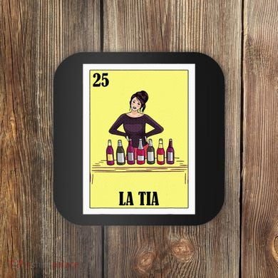 Mexican Design For Aunt La Tia Coaster