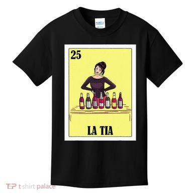 Mexican Design For Aunt La Tia Kids T-Shirt