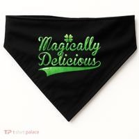 Magically Delicious Funny Irish St Patrick's Day Wo USA-Made Doggie Bandana thumb 0