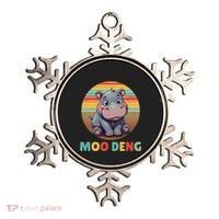 Moo Deng Funny Hippopotamus Apparel Baby Hippo Meme Ornament thumb 0