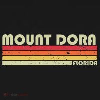 Mount Dora Fl Florida Funny City Home Roots Gift Retro 80s Sweatshirt thumb 3
