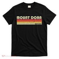 Mount Dora Fl Florida Funny City Home Roots Gift Retro 80s T-Shirt thumb 0