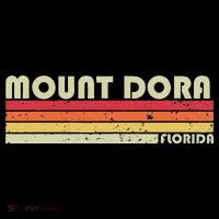 Mount Dora Fl Florida Funny City Home Roots Gift Retro 80s Women's Hoodie thumb 2
