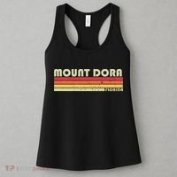 Mount Dora Fl Florida Funny City Home Roots Gift Retro 80s Women's Tank Top thumb 3