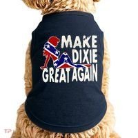 Make Dixie Great Again Civil War Flag Doggie Tank thumb 0