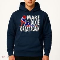 Make Dixie Great Again Civil War Flag Hoodie thumb 2