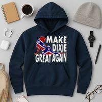 Make Dixie Great Again Civil War Flag Hoodie thumb 3