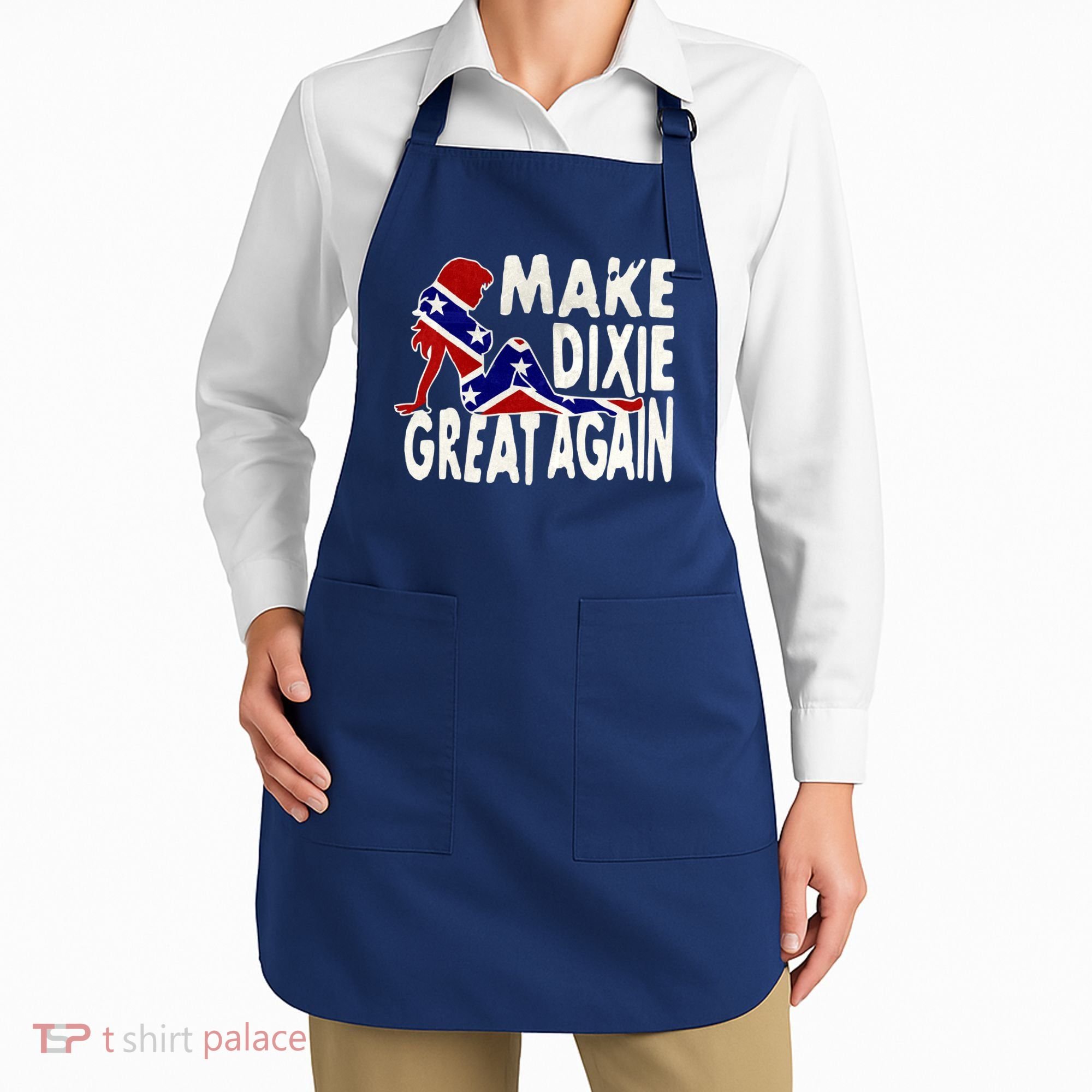 Make Dixie Great Again Civil War Flag Apron