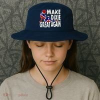 Make Dixie Great Again Civil War Flag Bucket Hat thumb 3
