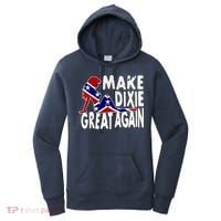 Make Dixie Great Again Civil War Flag Women's Hoodie thumb 0