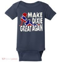 Make Dixie Great Again Civil War Flag Baby Bodysuit thumb 0