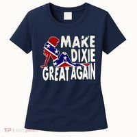 Make Dixie Great Again Civil War Flag Women's T-Shirt thumb 0