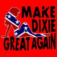 Make Dixie Great Again Civil War Flag Santa Hat thumb 1