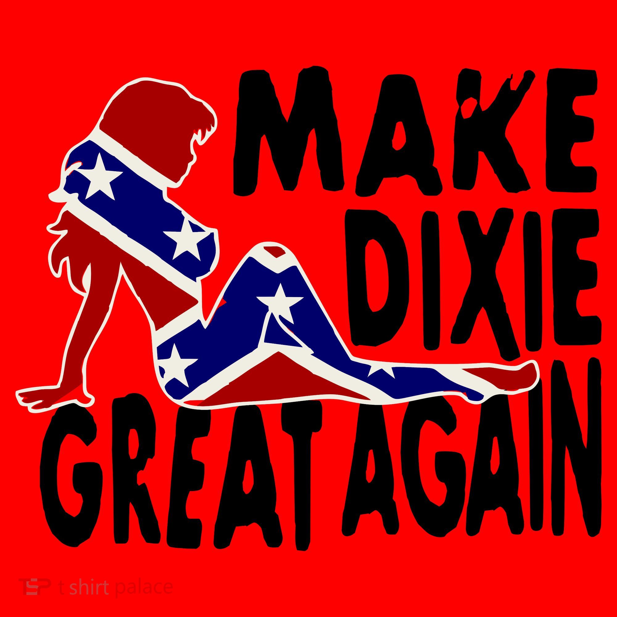 Make Dixie Great Again Civil War Flag Santa Hat