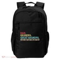 M.ens Dad Grandpa Great Grandpa I Just Keep Getting Better Backpack thumb 0