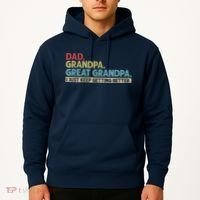 M.ens Dad Grandpa Great Grandpa I Just Keep Getting Better Hoodie thumb 2