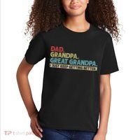 M.ens Dad Grandpa Great Grandpa I Just Keep Getting Better Kids T-Shirt thumb 2