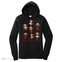 Merry Dancemas Gingerbread Dancer Ballet Christmas Women's Hoodie thumb 0