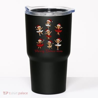 Merry Dancemas Gingerbread Dancer Ballet Christmas Tumbler