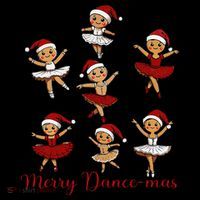 Merry Dancemas Gingerbread Dancer Ballet Christmas Ornament thumb 1