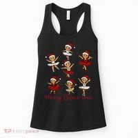 Merry Dancemas Gingerbread Dancer Ballet Christmas Women's Tank Top thumb 0
