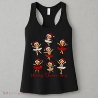 Merry Dancemas Gingerbread Dancer Ballet Christmas Women's Tank Top thumb 3