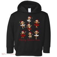 Merry Dancemas Gingerbread Dancer Ballet Christmas Toddler Hoodie thumb 0