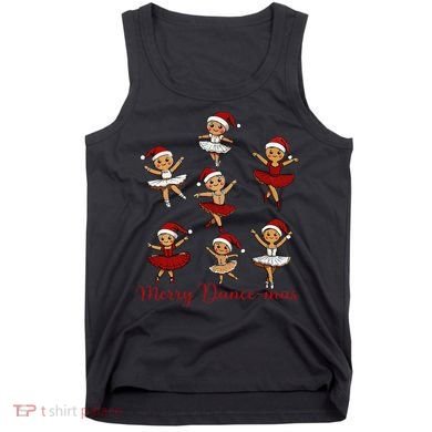 Merry Dancemas Gingerbread Dancer Ballet Christmas Tank Top