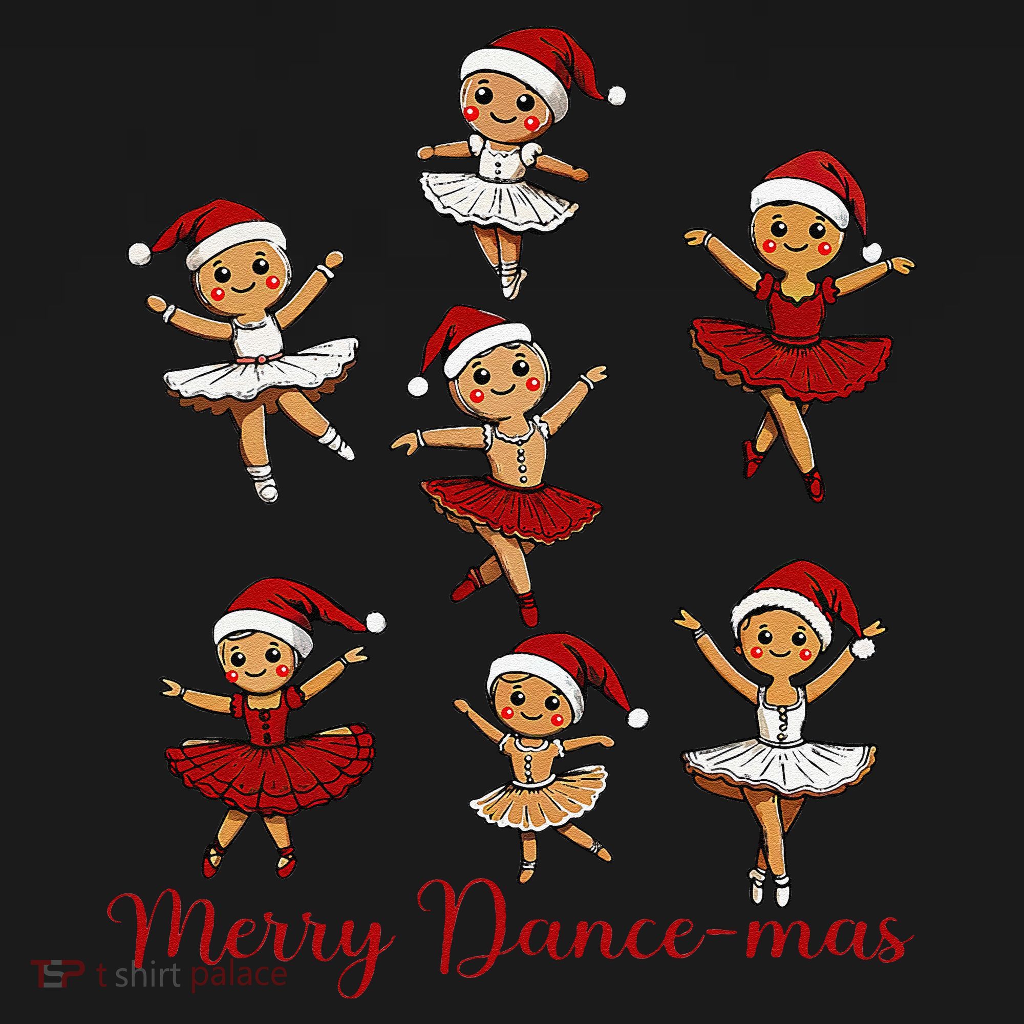 Merry Dancemas Gingerbread Dancer Ballet Christmas Tank Top