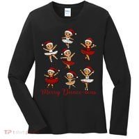 Merry Dancemas Gingerbread Dancer Ballet Christmas Women's Long Sleeve Shirt thumb 0