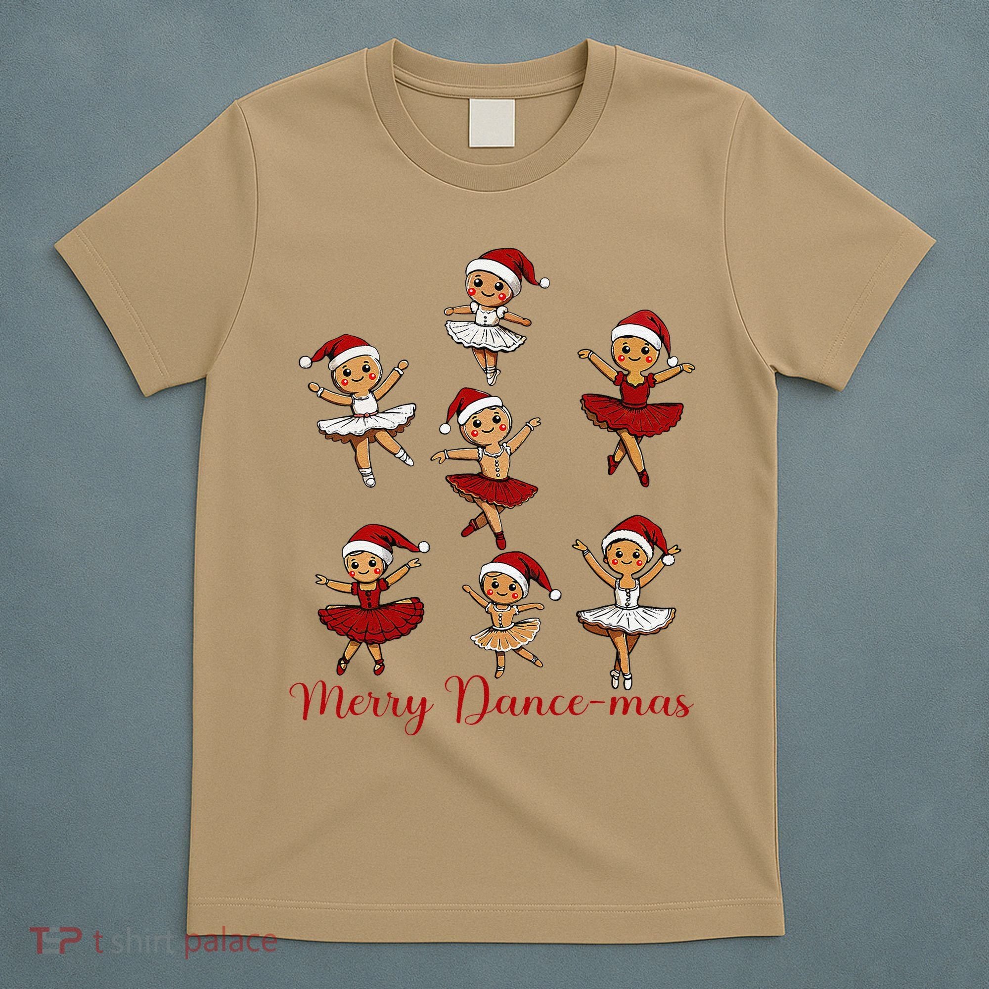 Merry Dancemas Gingerbread Dancer Ballet Christmas T-Shirt