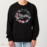Mother's Day Gift For Spanish Grandma Floral Abuela Women's Sweatshirt thumb 0