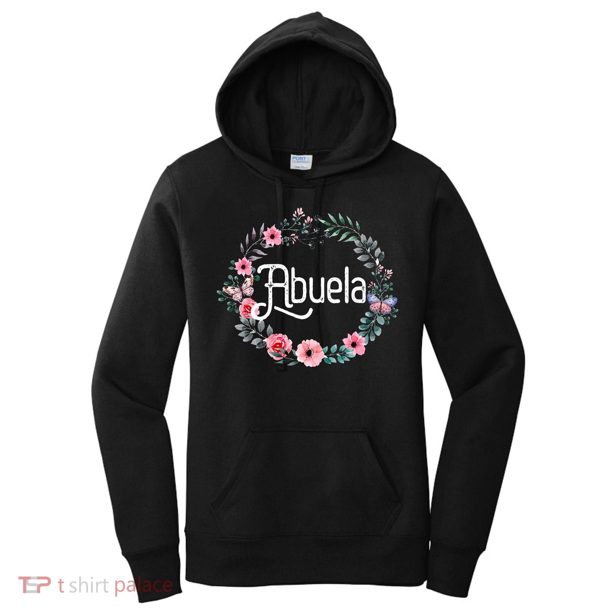 Mother's Day Gift For Spanish Grandma Floral Abuela Women's Hoodie