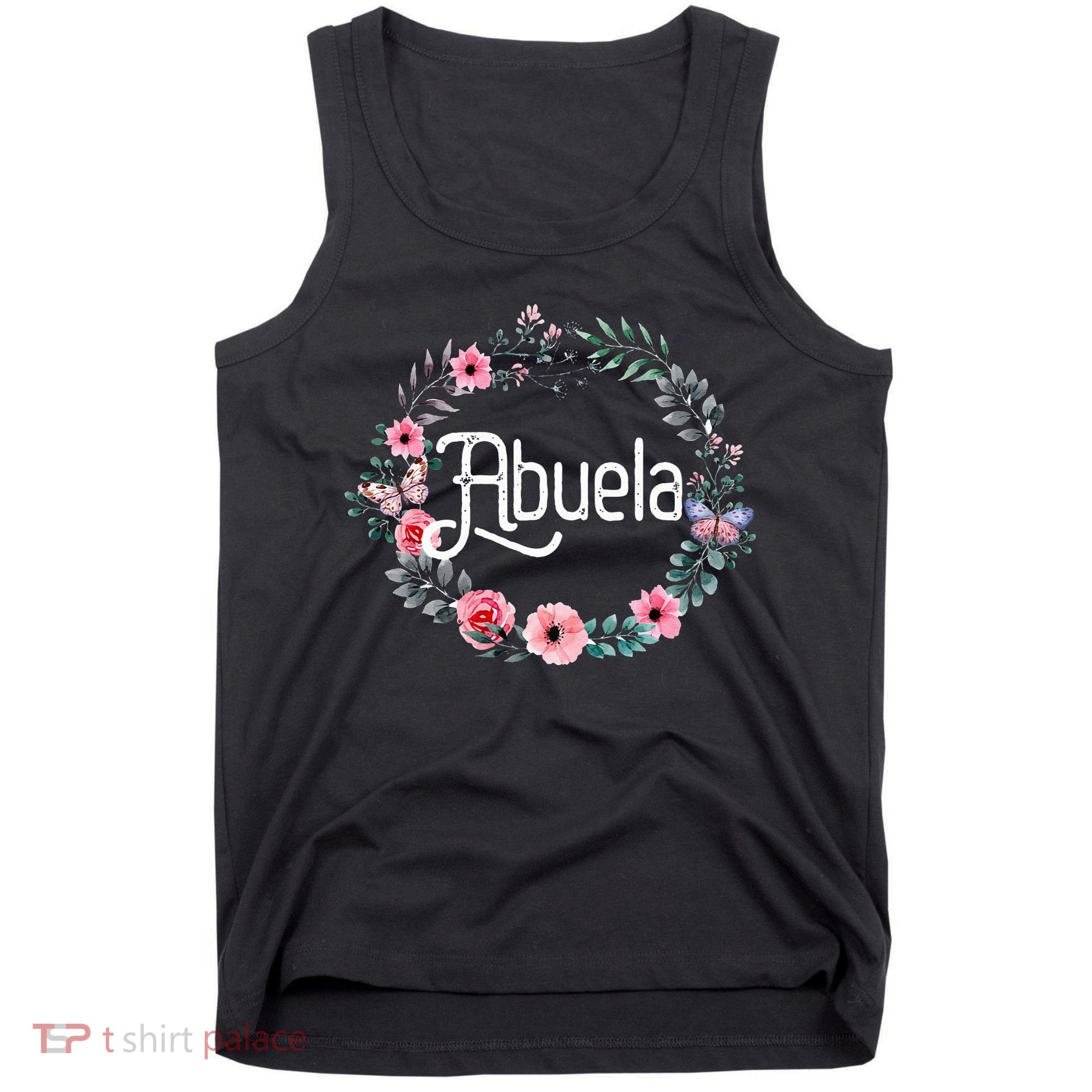 Mother's Day Gift For Spanish Grandma Floral Abuela Tank Top