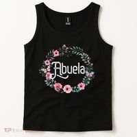 Mother's Day Gift For Spanish Grandma Floral Abuela Tank Top thumb 2