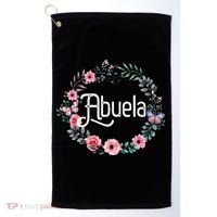 Mother's Day Gift For Spanish Grandma Floral Abuela Golf Towel thumb 0