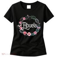 Mother's Day Gift For Spanish Grandma Floral Abuela Women's T-Shirt thumb 0