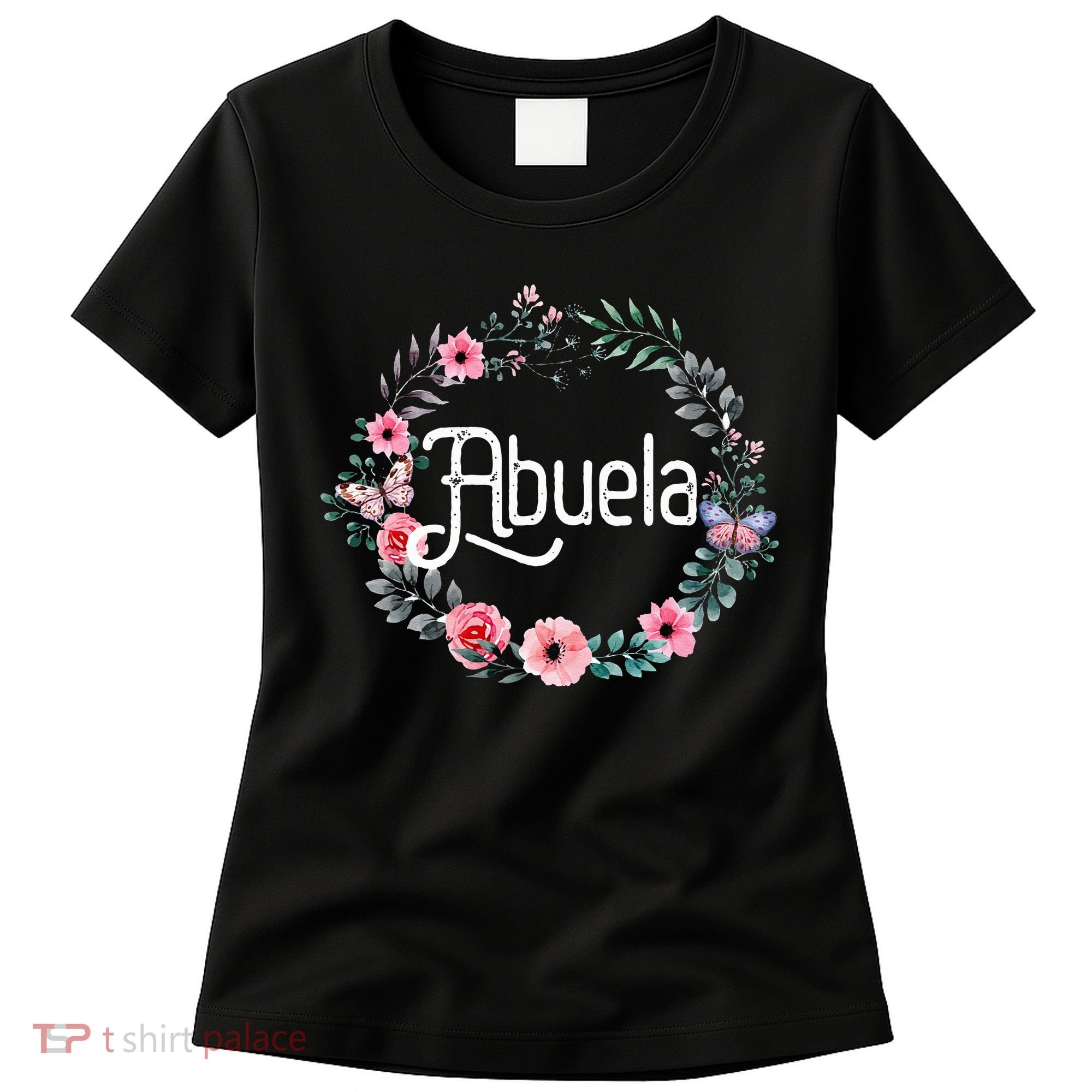 Mother's Day Gift For Spanish Grandma Floral Abuela Women's T-Shirt