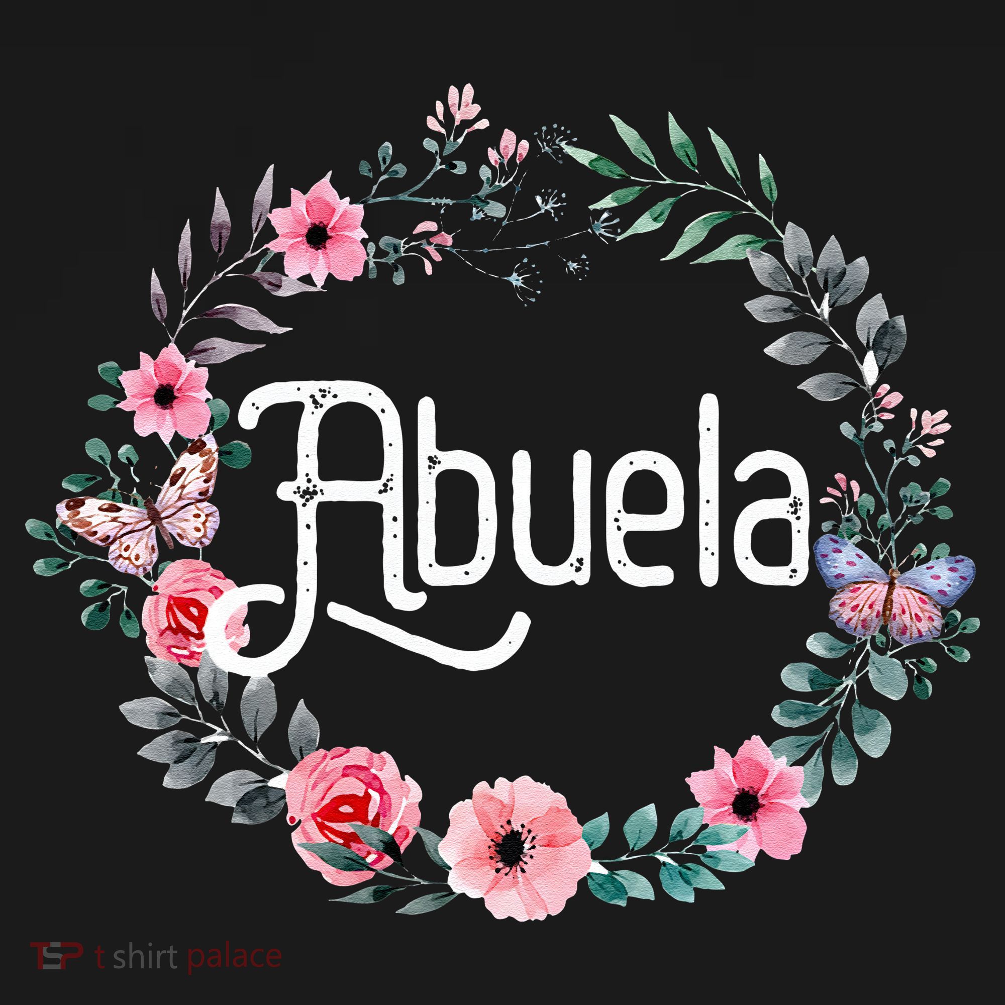 Mother's Day Gift For Spanish Grandma Floral Abuela Women's T-Shirt