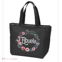 Mother's Day Gift For Spanish Grandma Floral Abuela Tote Bag thumb 3